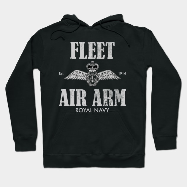 Fleet Air Arm (distressed) Hoodie by TCP